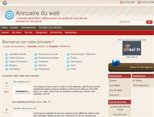 Tablet Screenshot of lannuaireweb.com